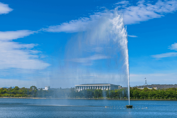 Centro de la ciudad de Canberra