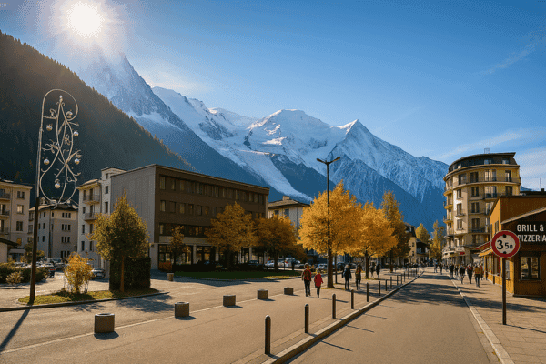 Visita a pie autoguiada de Chamonix