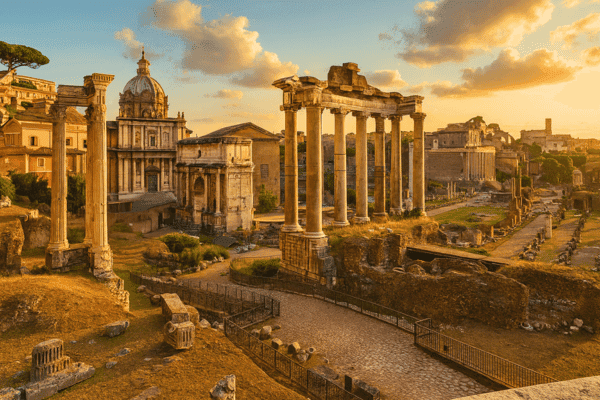Visita autoguiada a pie por la antigua Roma