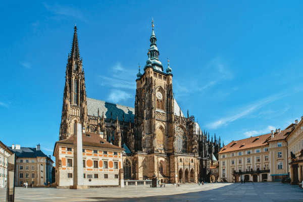 Tour a pie autoguiado de Praga Christmas Sparkle