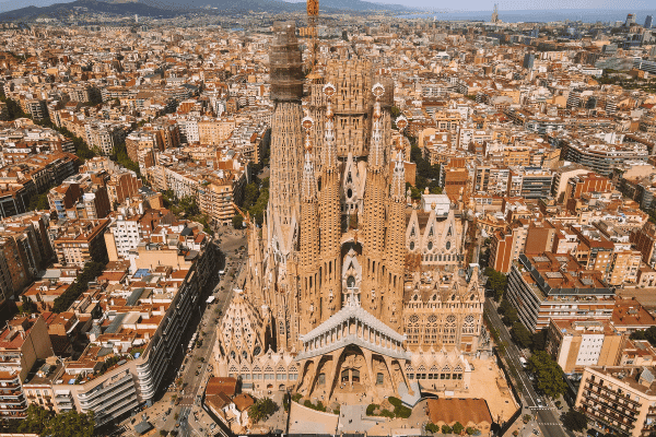 Visita autoguiada a pie por las luces navideñas de Barcelona